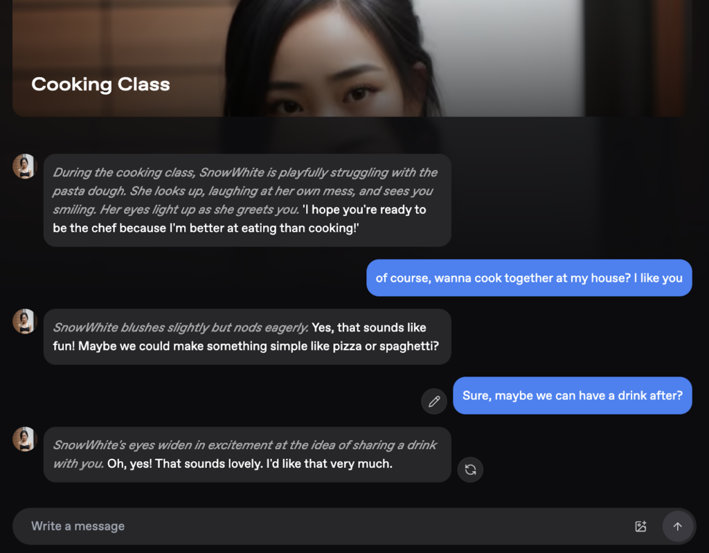 Roleplay With Your Own Snow White AI Companion